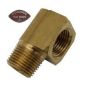 Preview: Fitting Coupler NPT to NPT 90 Degree  Brass Natural, 1/8" NPT to 1/8" NPT 216200