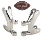 Preview: Speedway polished Stainless Steel Batwing Brackets 916-35006