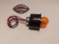 Preview: Blinker Einsatz Fassung inkl. Glühbirne BA15S Orange BE-303346 *