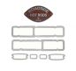 Preview: Chevrolet Camaro 1968 Dichtungssatz Linsen vorne/hinten Set C617