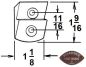 Preview: Door Striker Plate 81A-702340-SS