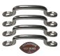 Preview: Lime Works Hood Strap Stainless Steel Footman Loops HSK1001LOOPS-SS