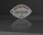 Preview: Hoodie Roadside Hot Rods Männer "Built in Germany" Grau
