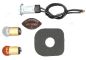 Preview: OTB-Gear Blinker-Birnenfassung Set Orange mit Dichtung & Kabel Chrom PLS-1P-KPL-CHR