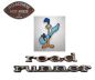 Preview: MOONEYES Red Devil License Plate Topper Autokennzeichen Nummernschild Topper