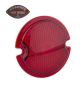 Preview: Ford 1933-36 Car/1945-52 Pickup Tail Light Lens Red Glass 910-62181