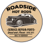 Preview: ROADSIDE HOT RODS Aufkleber Klein 59-CP-BLK-FF