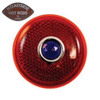 1937 Ford Rücklicht Bullet Glas Linse Ersatz Blue Dot 78-13451 *