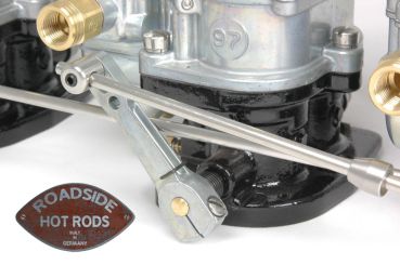 Stromberg 3x2 Progressive Linkage. 5-1/2in. Fits SB Chevy