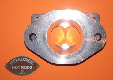 RHR Vergaserfuß Adapter 2 auf 3 Anschlüsse Stromberg 97 RHR-2-3-97