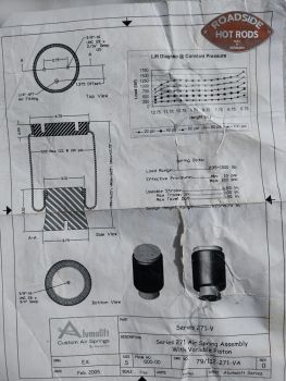 Airride Air spring Sleeve Bag ONLY 1 piece 271-VR