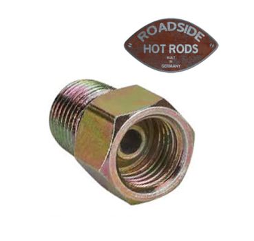 Male Adapter Straight 3/8 Inch-24 IFF to 1/8 Inch NPT 910-31831