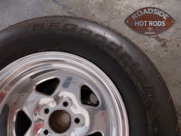 Centerline Aluminium Felgen Reifen BF-Goodrich Drag Radial COMP T/A 10x15" Lochkreis 4,75" 275-60-15" GBR-CL2756015