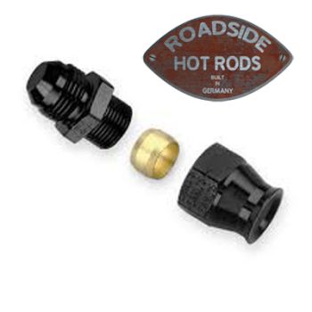 Earls Performance Tubing Adapter Ano-Tuff -8 AN Male to 3/8 Inch AT165086ERL