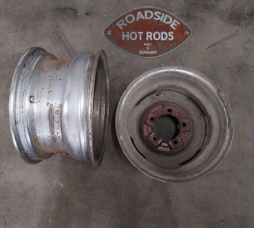 Preview: Gebrauchte Stahl Felgen 8x15" 5x5.5" GBR-F815552