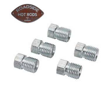 Inverted Flare Thread Nuts for 3/16 Inch Tubing - 3/8-24 Brake 910-31820