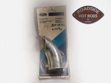 NOS Youngtimer Auspuffblende Bogen D48mm Ford Endrohr 5 013 414 ***