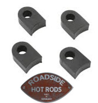 Haubenclip Motorhaubenverriegelungs Gummi Set Model A Ford A16750BU