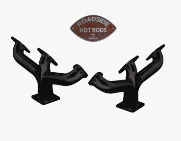 Ford Flathead V8 Center Dump Headers 910-13601