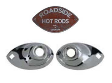 Scheinwerfer Halterungen Gekürzt Verchromt 1933-34 Ford 911-13125-CHR *