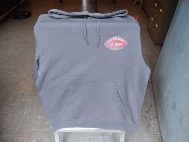 Hoodie Roadside Hot Rods Männer "Built in Germany" Grau