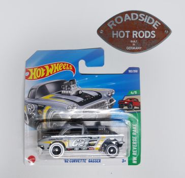 Hot Wheels Model-Auto 1:64 1962 Corvette Gasser Grey HW Reverse Rake 182250-4
