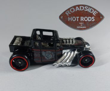 Hot Wheels Model-Auto 1:64 Bone Shaker Schwarz 68 HW Dream Garage ​105250-4 *