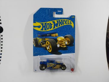Hot Wheels Model-Car 1:64 Bone Shaker Blue HDH54-1-6