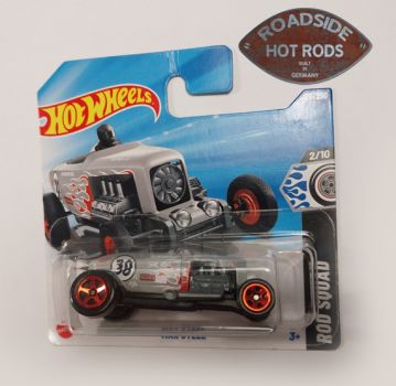 Hot Wheels Model-Auto 1:64 Max Steel Rod Squad Hellgrau 2-10-25
