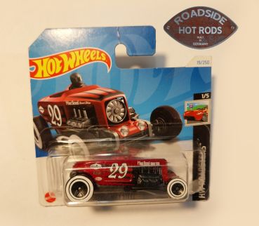Hot Wheels Model-Auto 1:64 Max Steel HW Roadsters Red  1-10-25