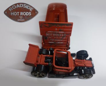 Hot Wheels Model-Auto 1:64 Rat Rig Bone Speeder Braun Trailer DHN87HDT05