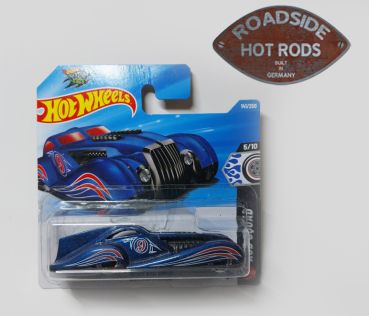 Hot Wheels Model-Car 1:64 Sceamliner Blue Rod Squad 175250-4-O