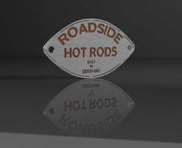 Hoodie Roadside Hot Rods Männer "Built in Germany" Schwarz