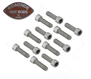 Ansaugkrümmerschrauben Stahl Verzinkt Satz V8 Chevy 910-4653.GS *