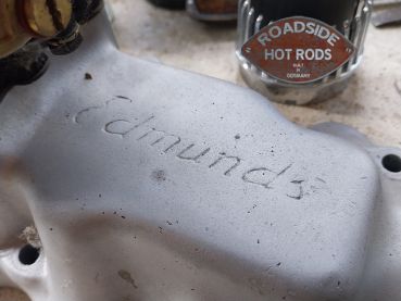 Preview: Edmunds Ansaugbrücke Stromberg 97 Holley 94 48 Vergaser 2x2 "Intake" GBR-EI-2x2