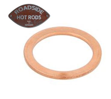 Ford Flathead Oil drain plug gasket Copper KR38482