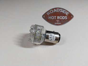 LED Bulb White 12V BAY15D 81252