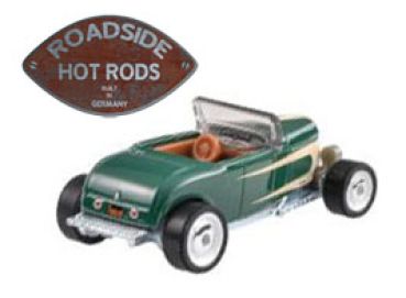 Matchbox Model Car 1:64 Ford 1932 Roadster Darkgreen witch Scallops 1932