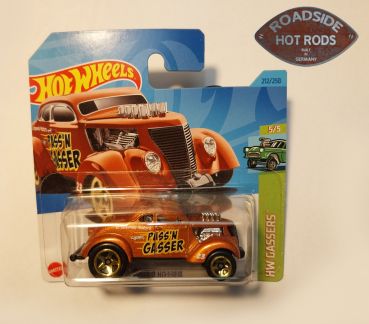 Hot Wheels Model-Auto 1:64 Ford 1937 Coupe Pass´n Gasser Bronze 212250 *