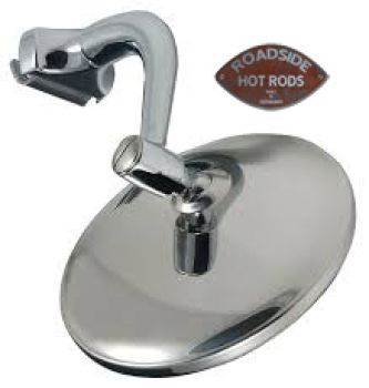 Peep Mirror Exterior Rearview 4" tinted B-1844-LR4