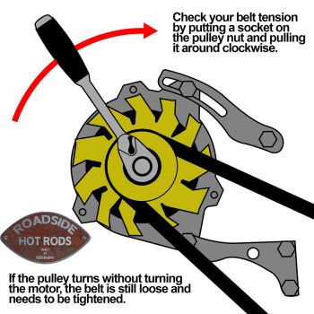 Preview: Powermaster PowerGEN 1949-53 Flathead Ford 1-Wire Alternators 12-Volt 82021