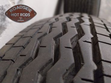 Preview: 2 Räder Reifen Weisswand Felgen Satz 6x15" Lochkreis 5x4,75" Ford GBR-615WW6.70-15