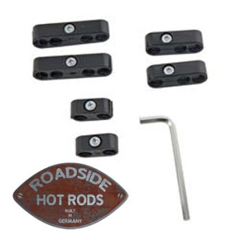 Summit Racing™ Spark Plug Wire Separators Black SUM-440313