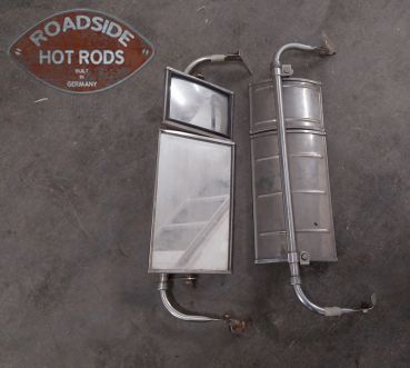 Preview: Gebrauchte Zusatzspiegel  Außenspiegel Spiegel Truck Pick-Up Edelstahl Konvex GBR-57871601129