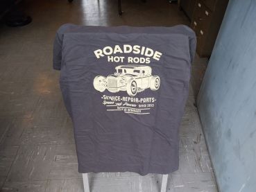 T-Shirt Roadside Hot Rods Männer "Built in Germany" Dunkel Grau