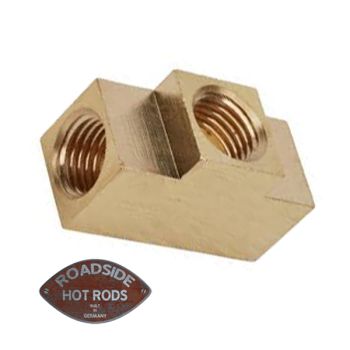 3/8 Inch-24 IFF Each Port Plain Adapter Tee 910-31835