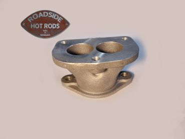 Thickstun Vergaserfuß-Adapter 2 auf 3 Anschlüsse Stromberg 97 Chevy 1963-75 Stock 910-06375 *