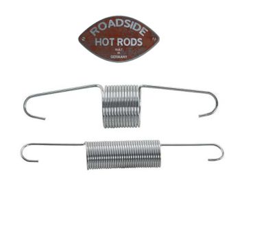 Vergaser Drosselklappenfeder Rückholfeder Set Model A Chrom 64-53691 *