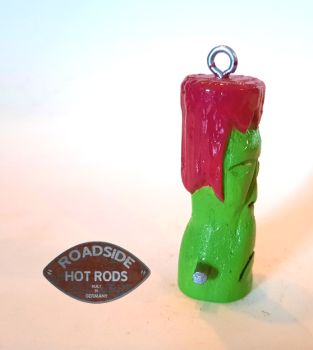 Tiki Holzfigur Hot Rod Deko Frankenstein Keyholder D23x30x70 Tiki48