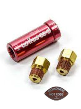 Wilwood Rückhalte Druck Ventil mit Anschluss Stücke 10 PSI Rot 260-13784
